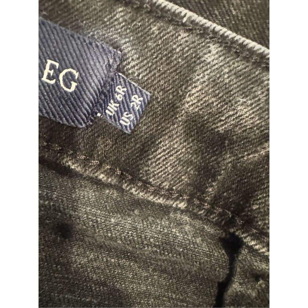 Boden Denim Barrel Leg High Rise Relaxed Ankle Jeans Washed Black Size 2R - Picture 9 of 10